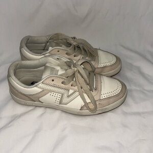Vans Beige and White Women's Sneakers